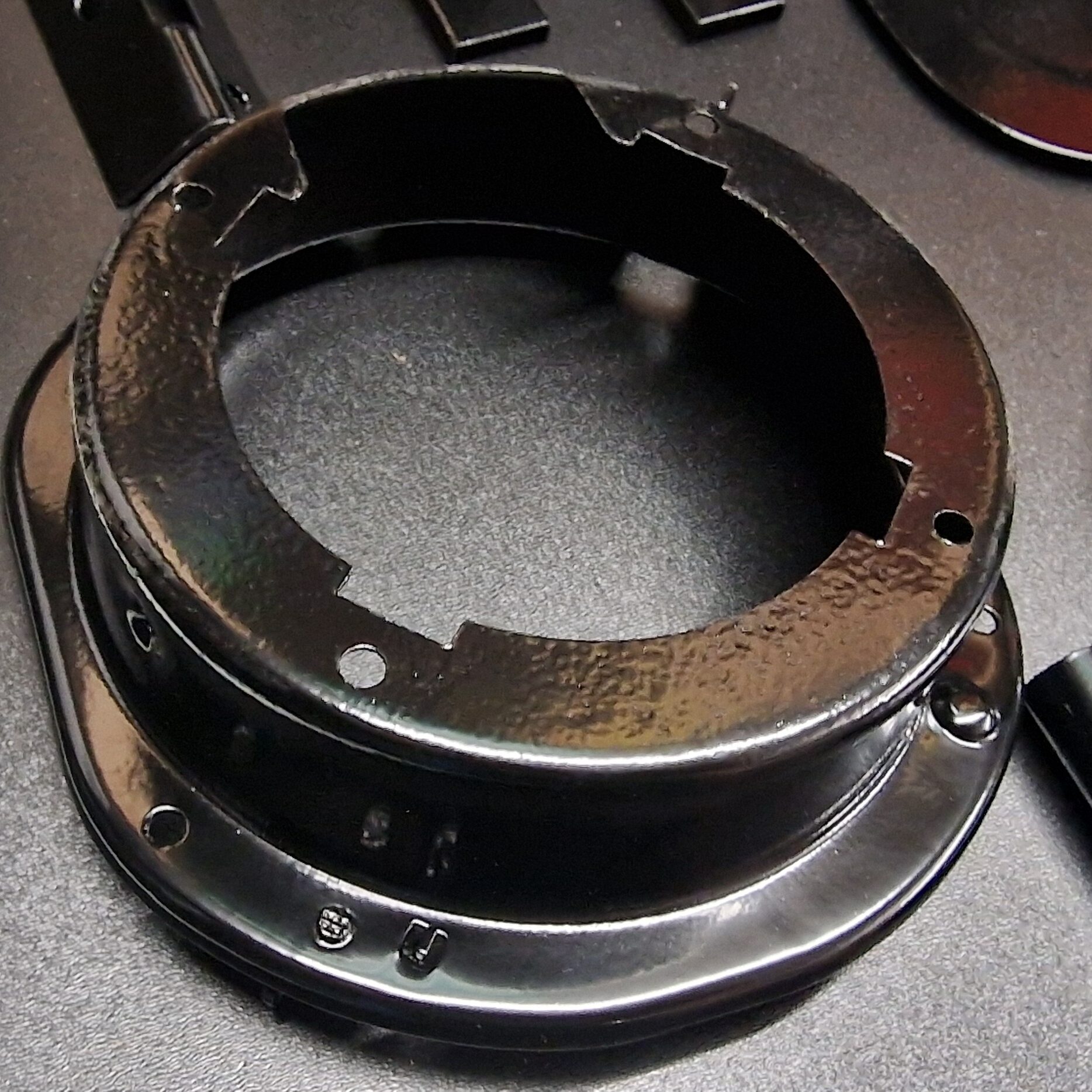 Pulverlackierte Teile