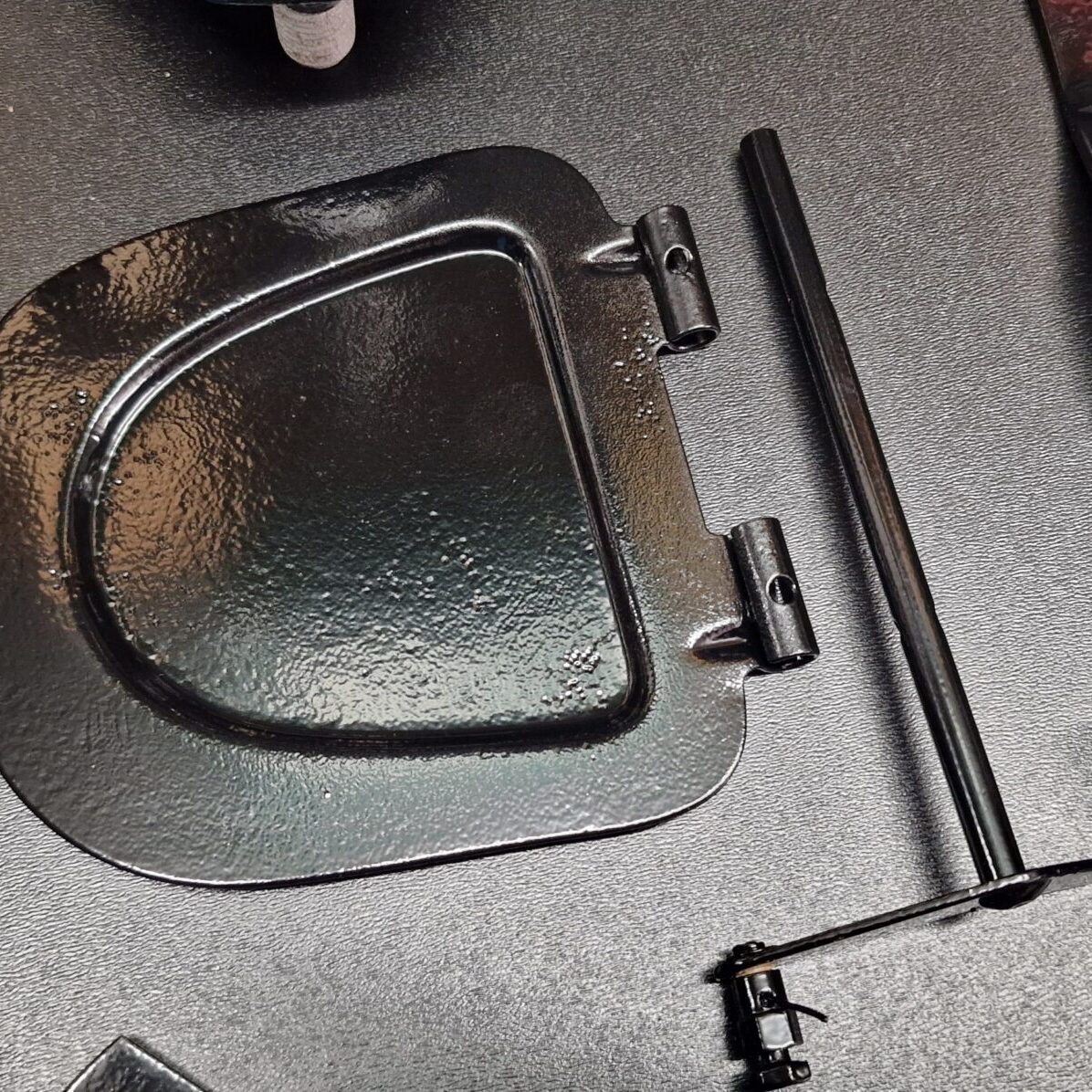 Pulverlackierte Teile