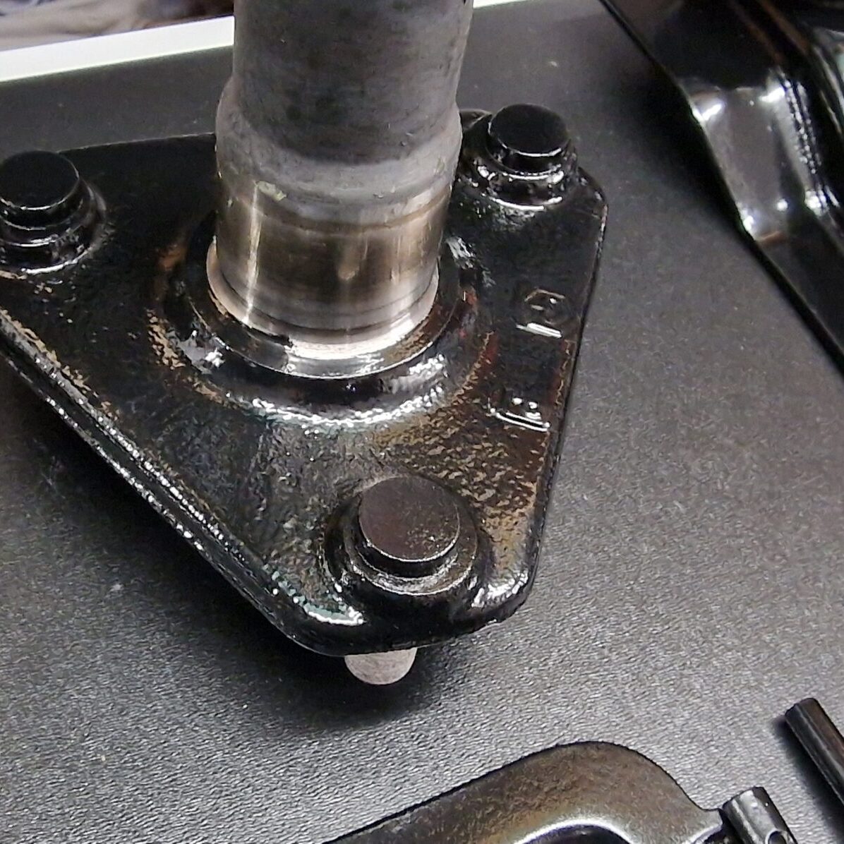 Pulverlackierte Teile