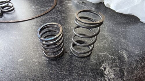 Kupplungsfedern alt vs. neu