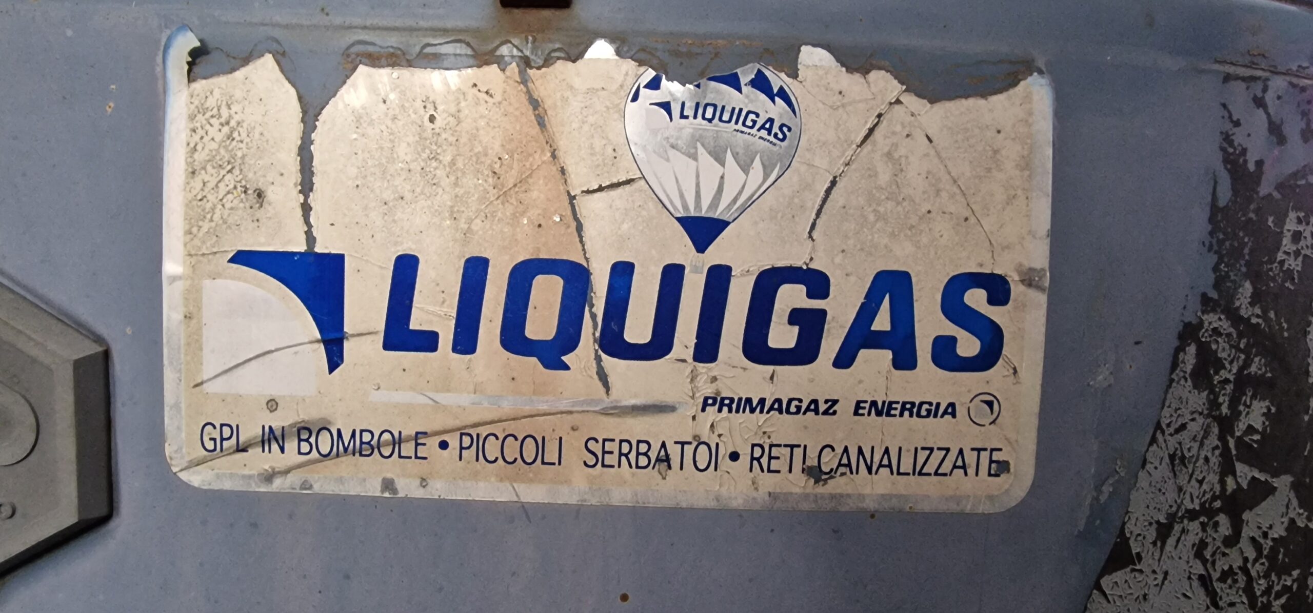 Aufkleber alt Liquigas