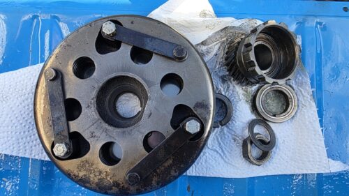 Kupplung und Primärzahnrad