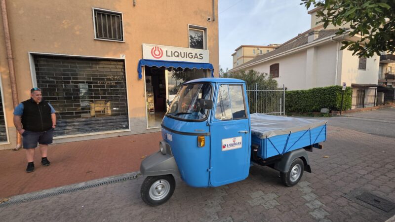 Ape P501 bei Carlo Gas